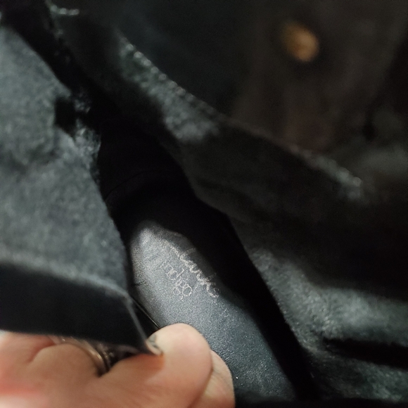 Clarks Indigo Buckle Black Leather Boots  10 M - Picture 10 of 12